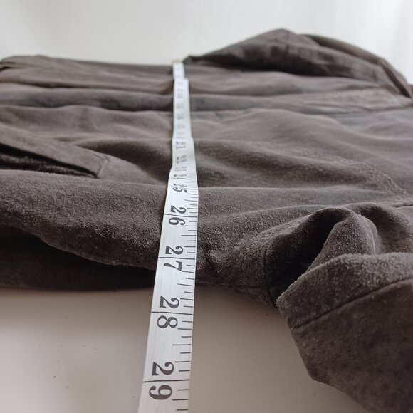 ISPO by Amerella Brown Suede Vintage Bomber Jacket - Picture 12 of 16